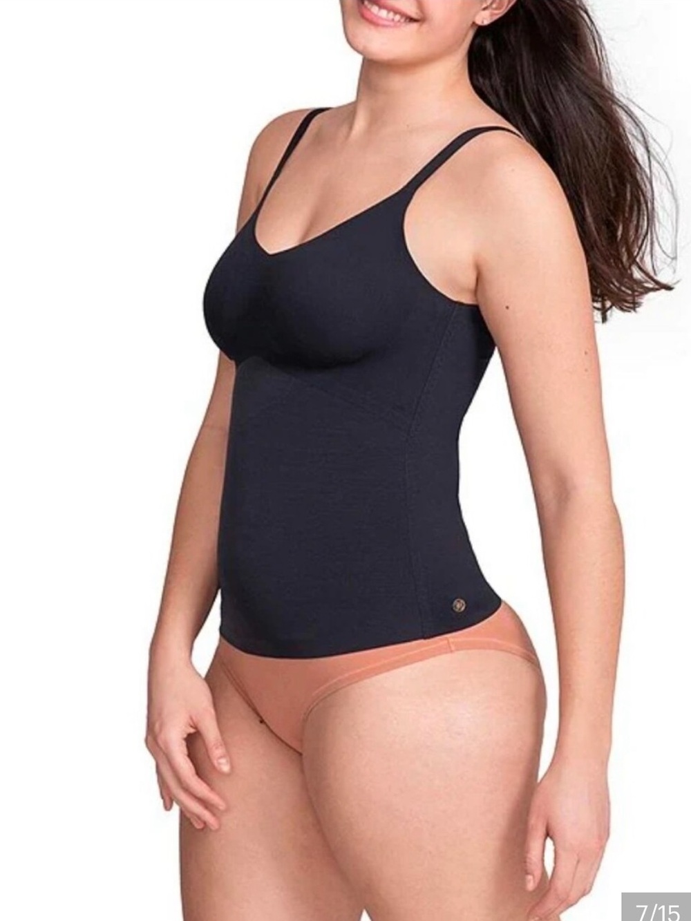 Honeylove LiftWear Cami Black Wireless Shapewear Camisole size 2X plus witchy